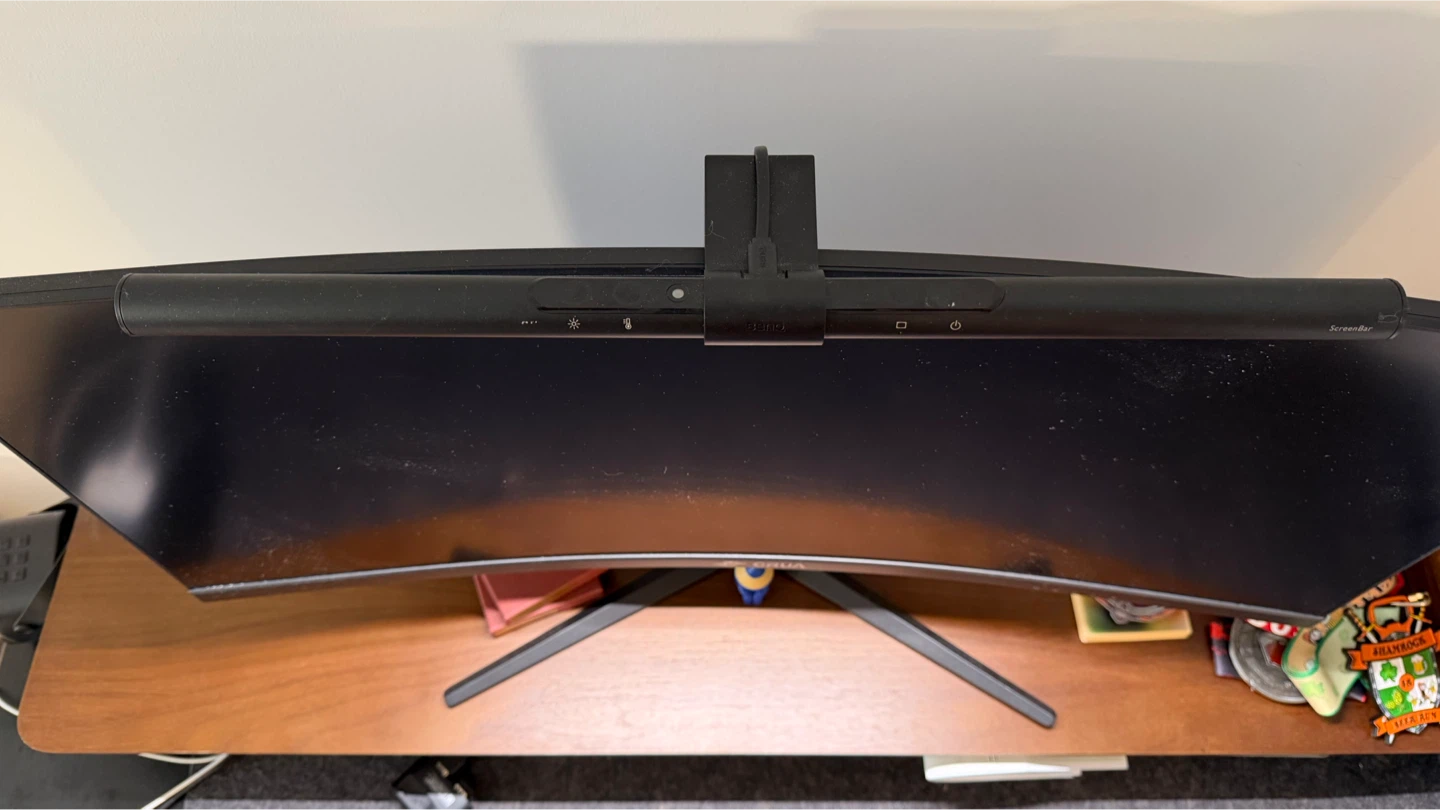 CRUA Curve Monitor with BenQ Monitor light - photo 2