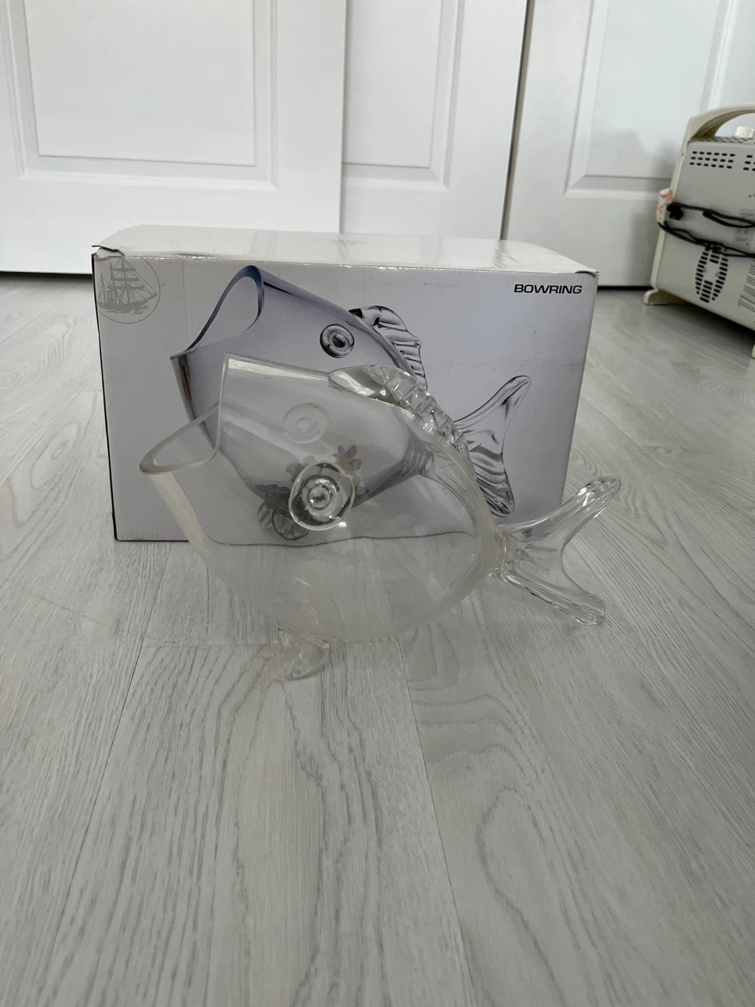 Plastic decor fish bowl $15