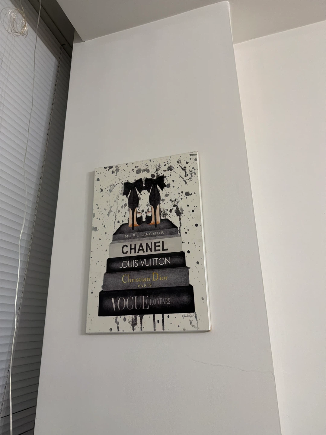 Fashion Book Stack Wall Art - photo 2