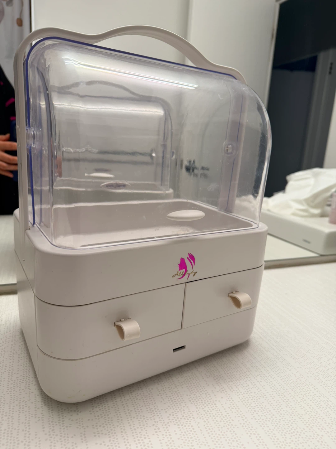 Makeup Organizer with Clear Lid and Drawers - photo 5