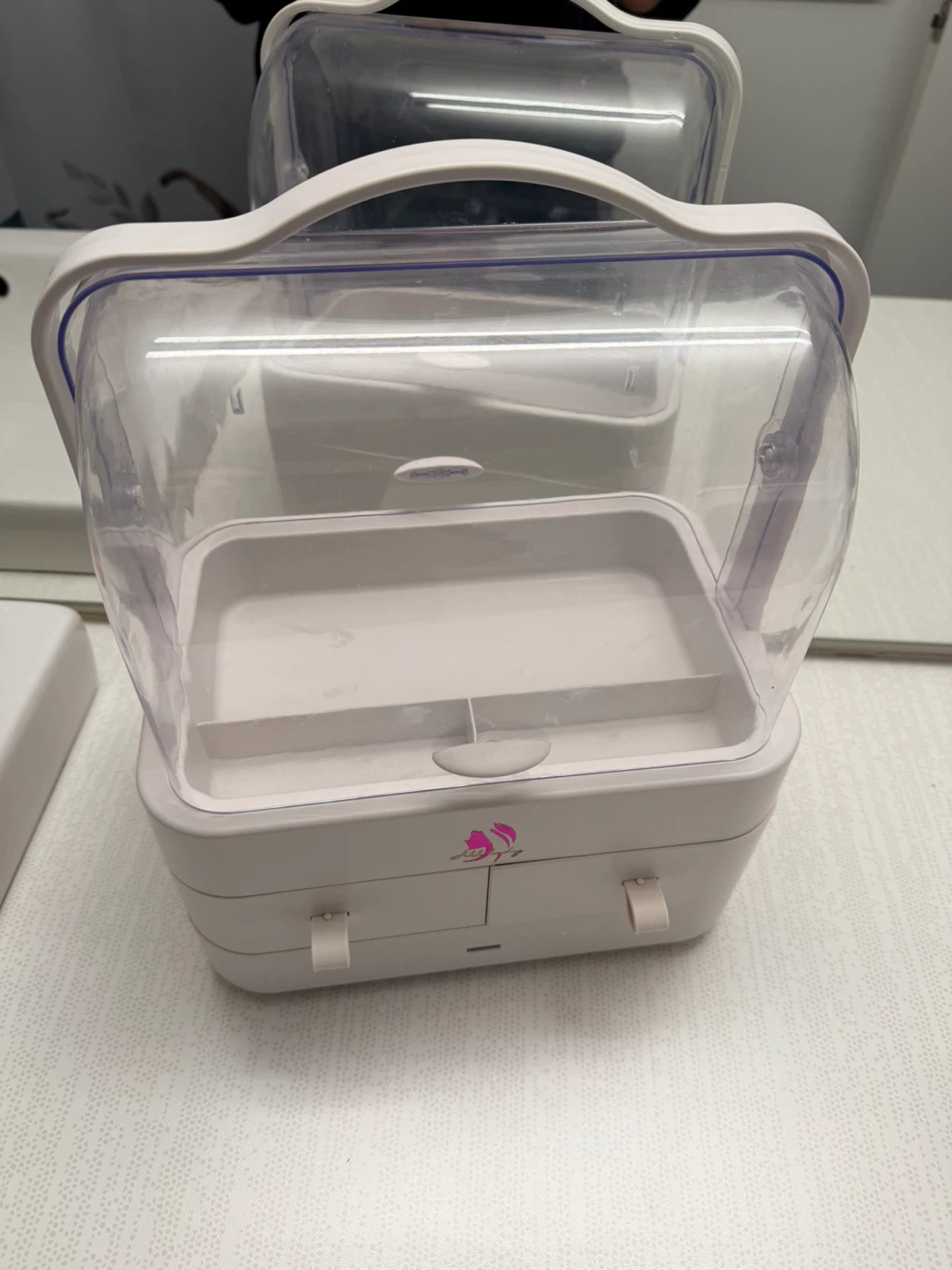 Makeup Organizer with Clear Lid and Drawers - photo 4