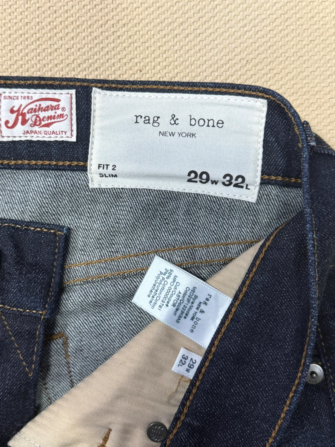 Rag & Bone New York Slim Fit Jeans - 29W 32L - photo 3