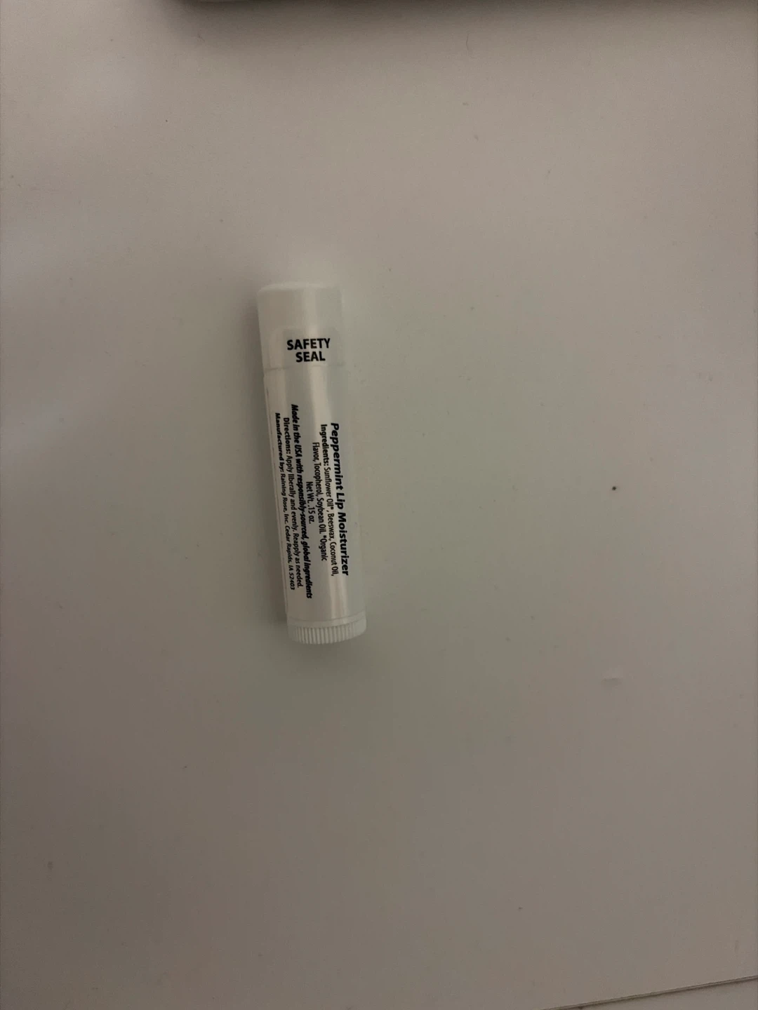 Safe Horizon Peppermint Lip Moisturizer