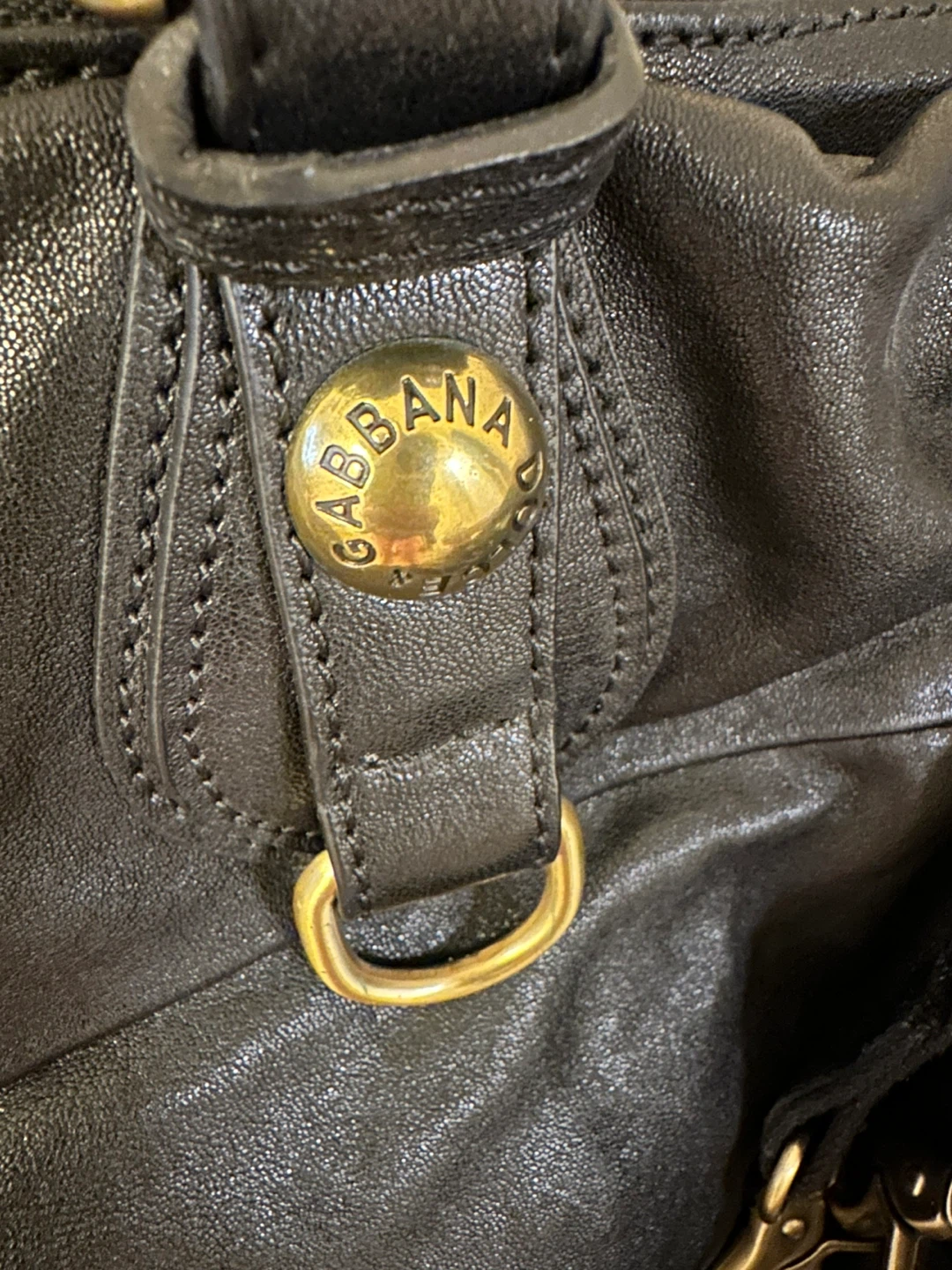 Auth DOLCE & GABBANA Black Leather Woman Bag - photo 4