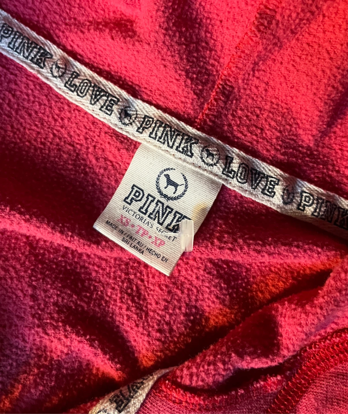Y2K Victoria's Secret Pink Zip up - photo 3