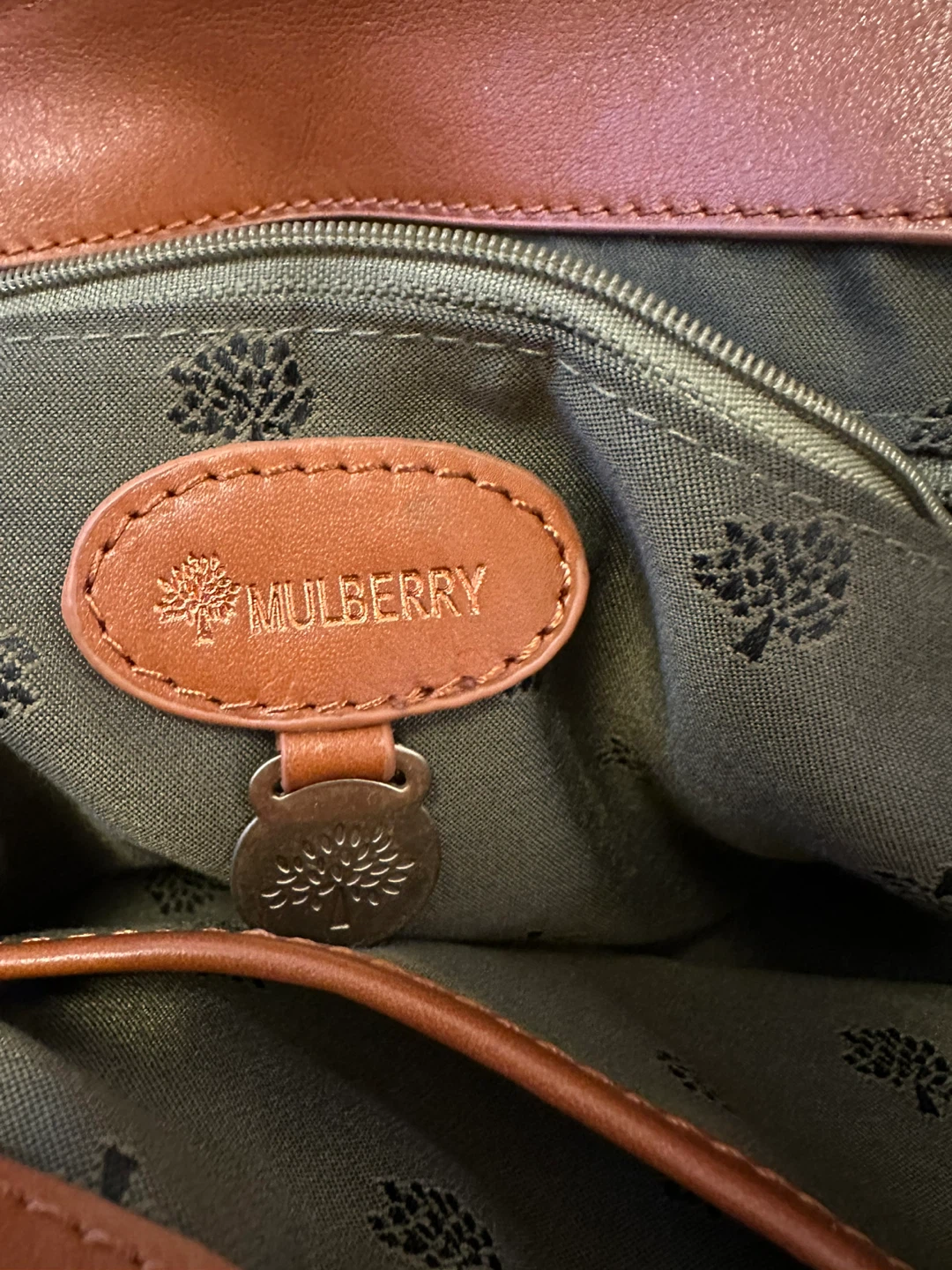 Auth Mulberry Leather Satchel Bag - photo 4