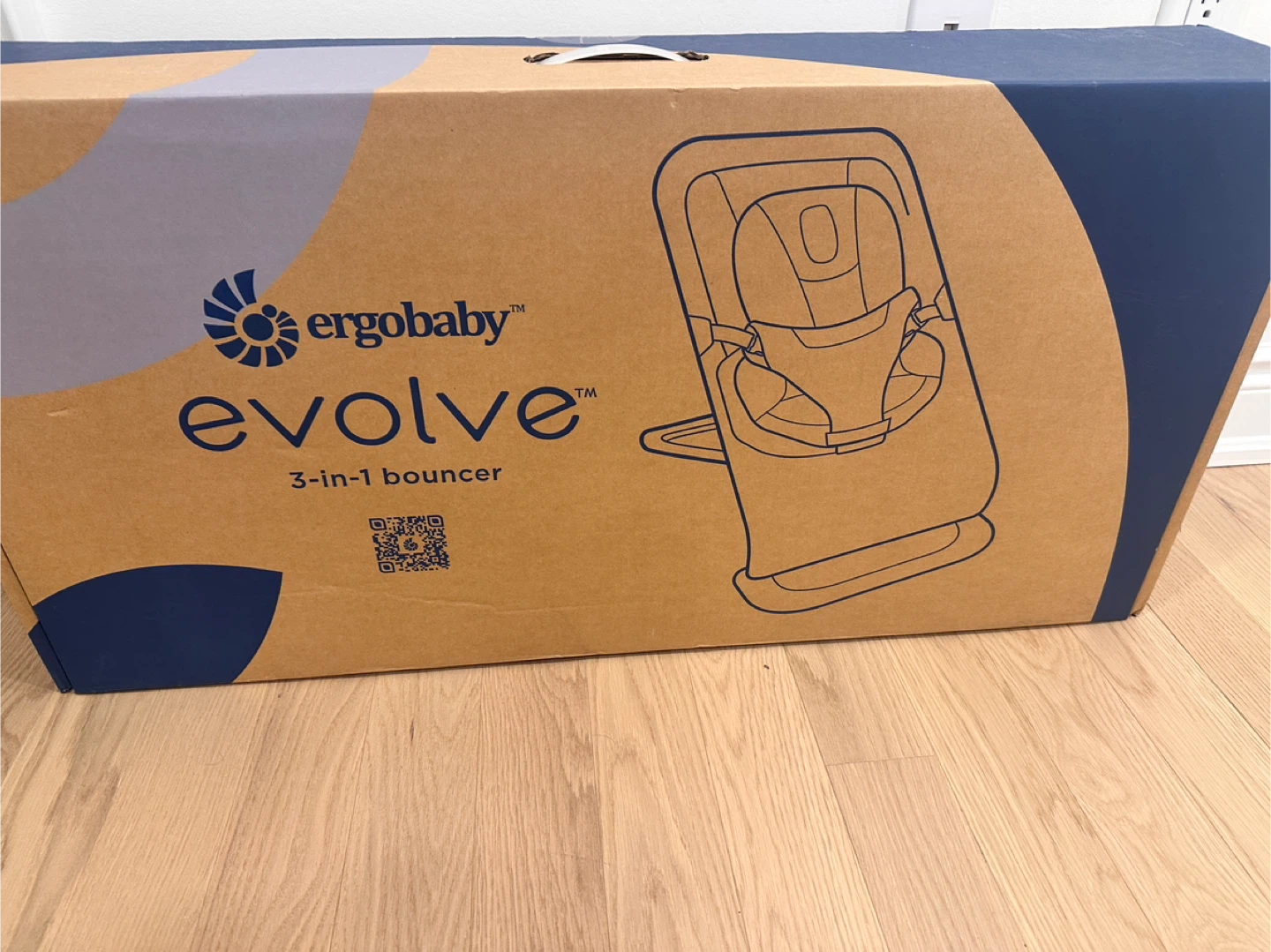 Ergobaby Evolve Bouncer - Charcoal Grey