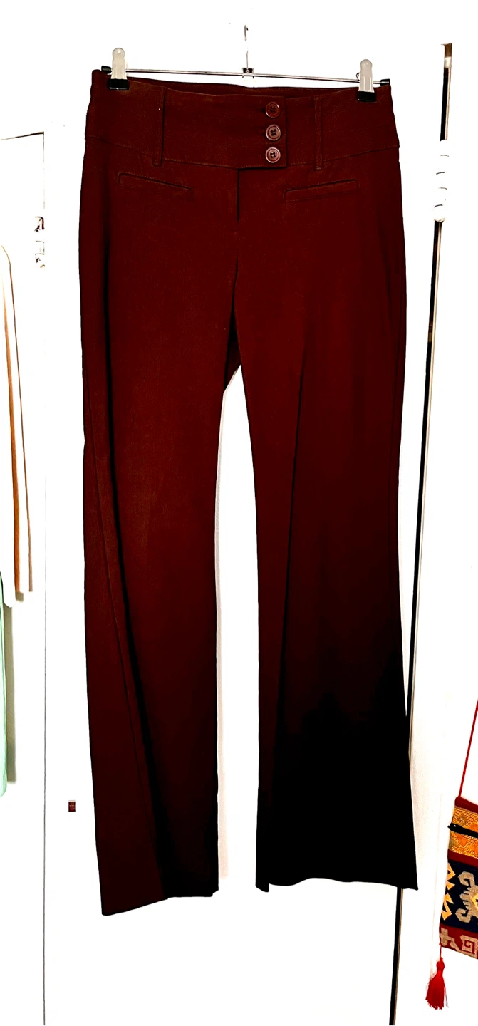 Le Château Women's Dark Brown Dress Pants Size 5/6 - photo 2