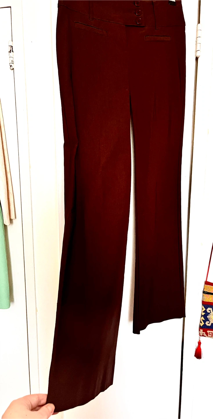 Le Château Women's Dark Brown Dress Pants Size 5/6 - photo 3