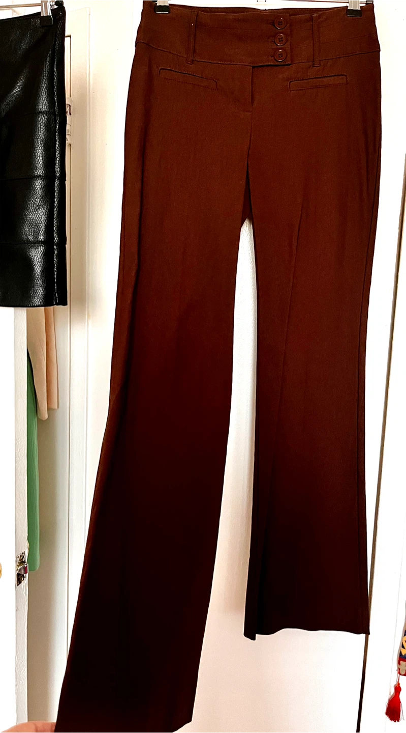 Le Château Women's Dark Brown Dress Pants Size 5/6