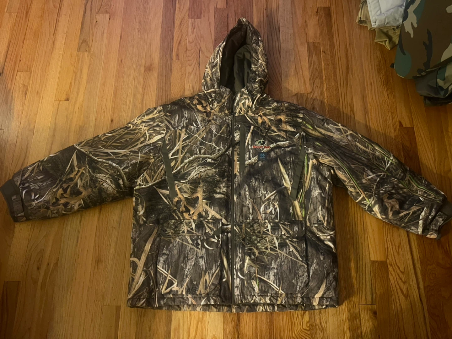 Mossy Oak Camo Waterproof Hooded Jacket