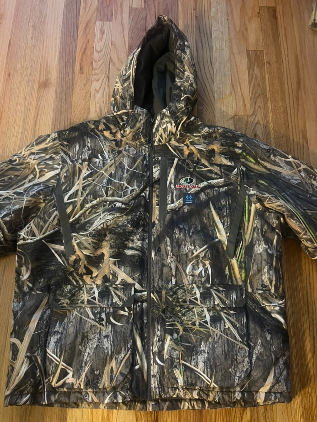 Mossy Oak Camo Waterproof Hooded Jacket - photo 2
