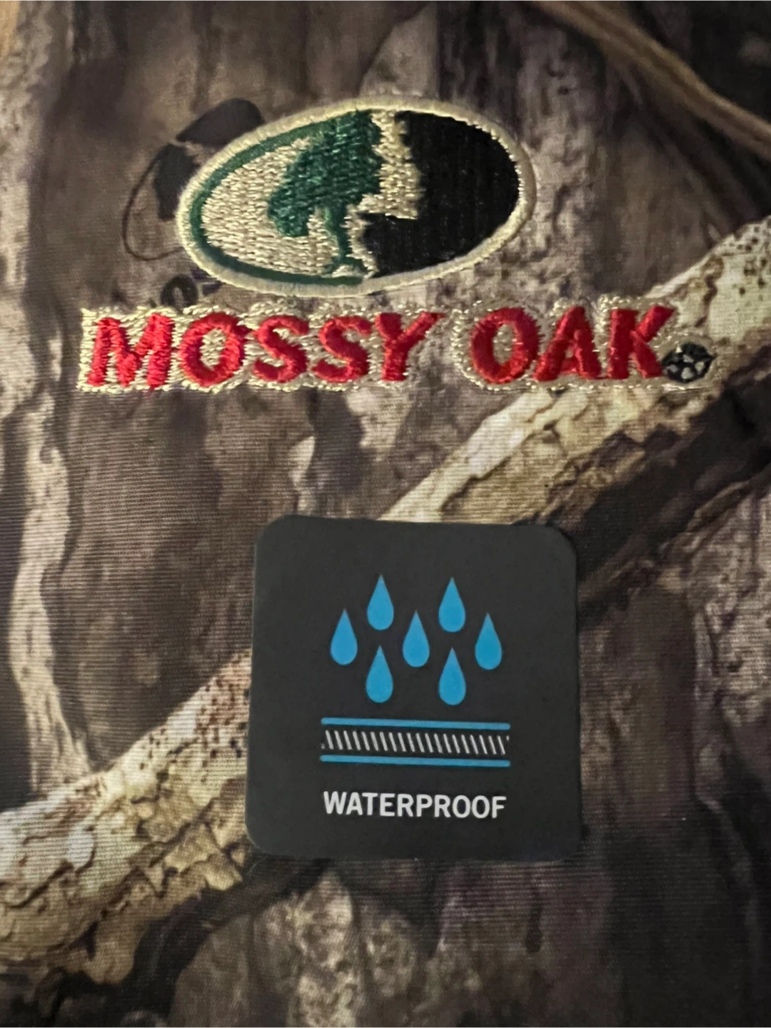 Mossy Oak Camo Waterproof Hooded Jacket - photo 3