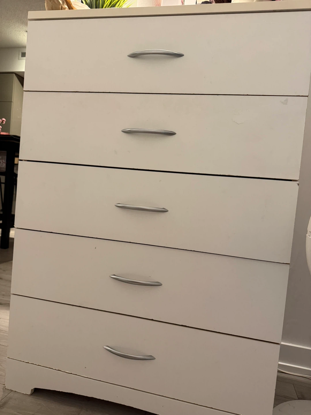 White 5-Drawer