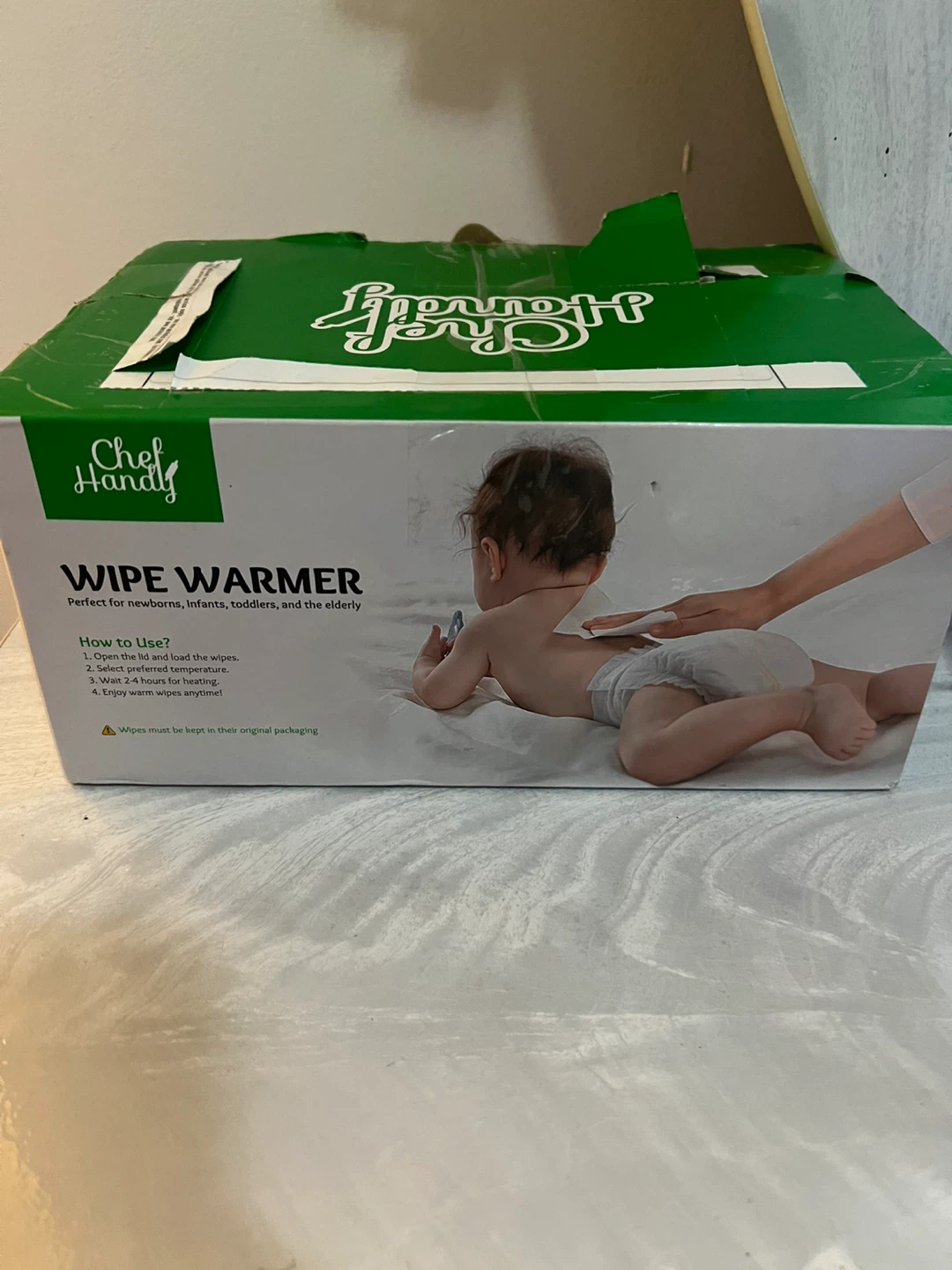 Chef Handy Wipe Warmer for Newborns, Infants, Toddlers & Elderly