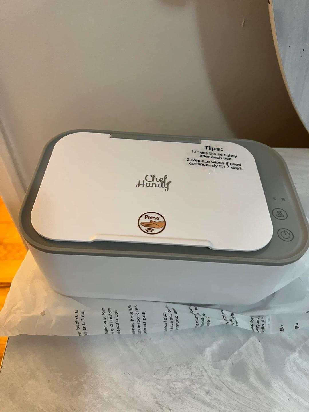 Chef Handy Wipe Warmer for Newborns, Infants, Toddlers & Elderly - photo 2