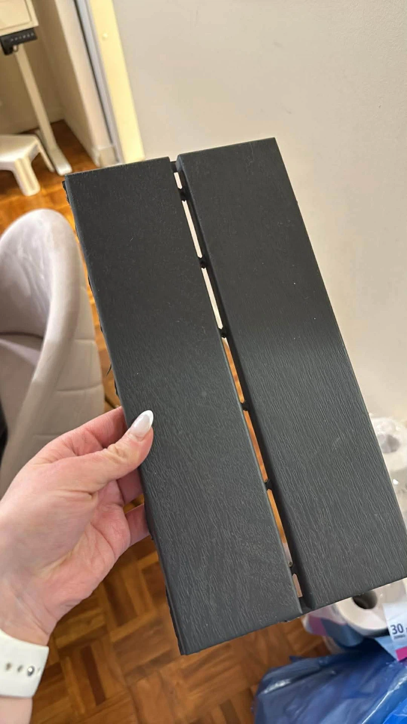Dark Gray IKEA Deck Tiles - 42 full tiles + 18 half tiles - photo 4