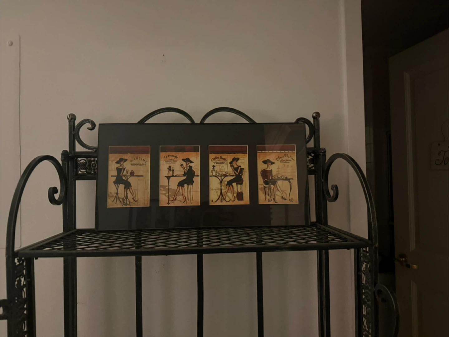 Framed Wall Art Set - Parisian Cafe Scene - photo 2