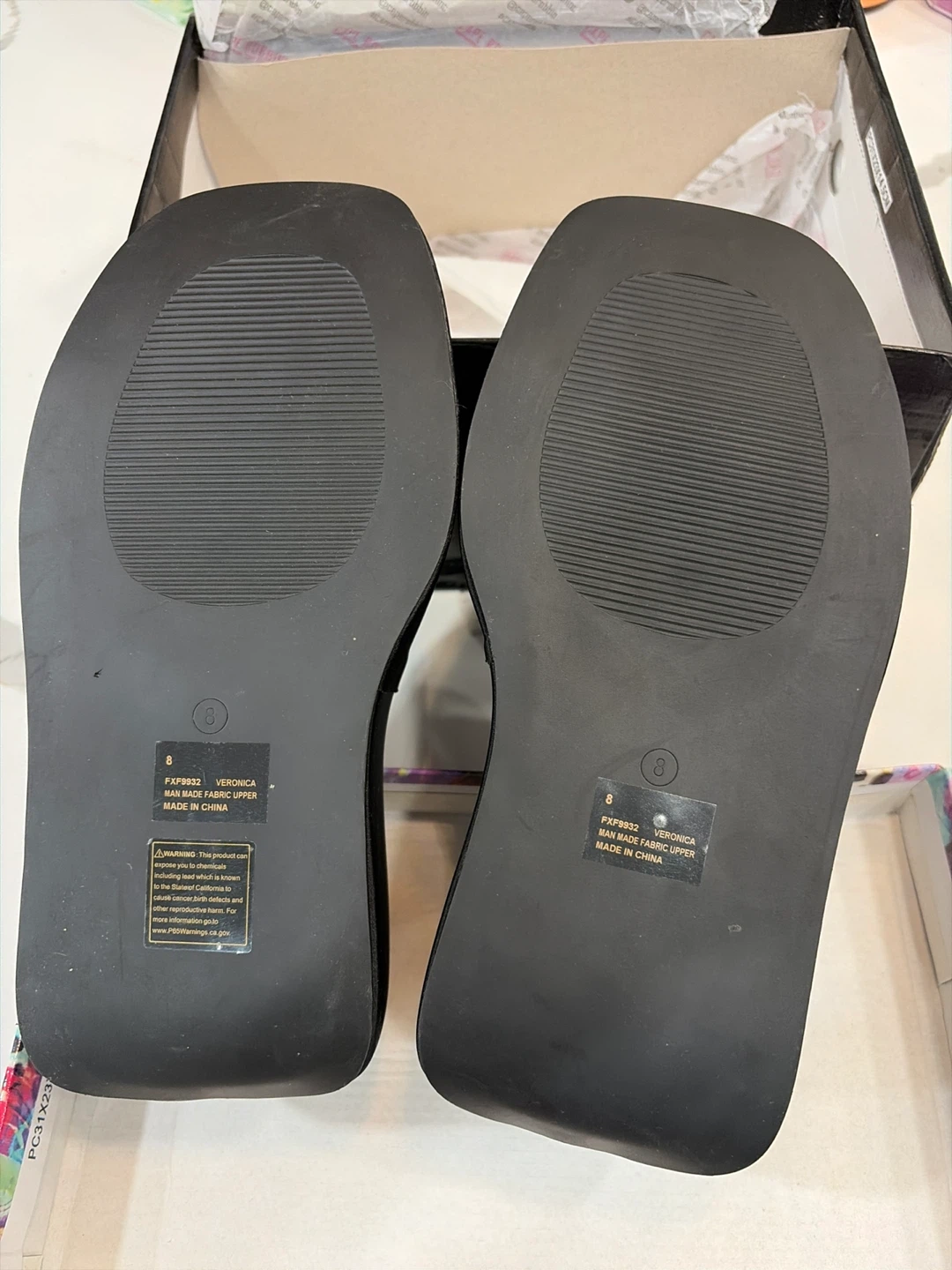 Cape Robbin Veronica Platform Flip Flops Black Size 8 - photo 2