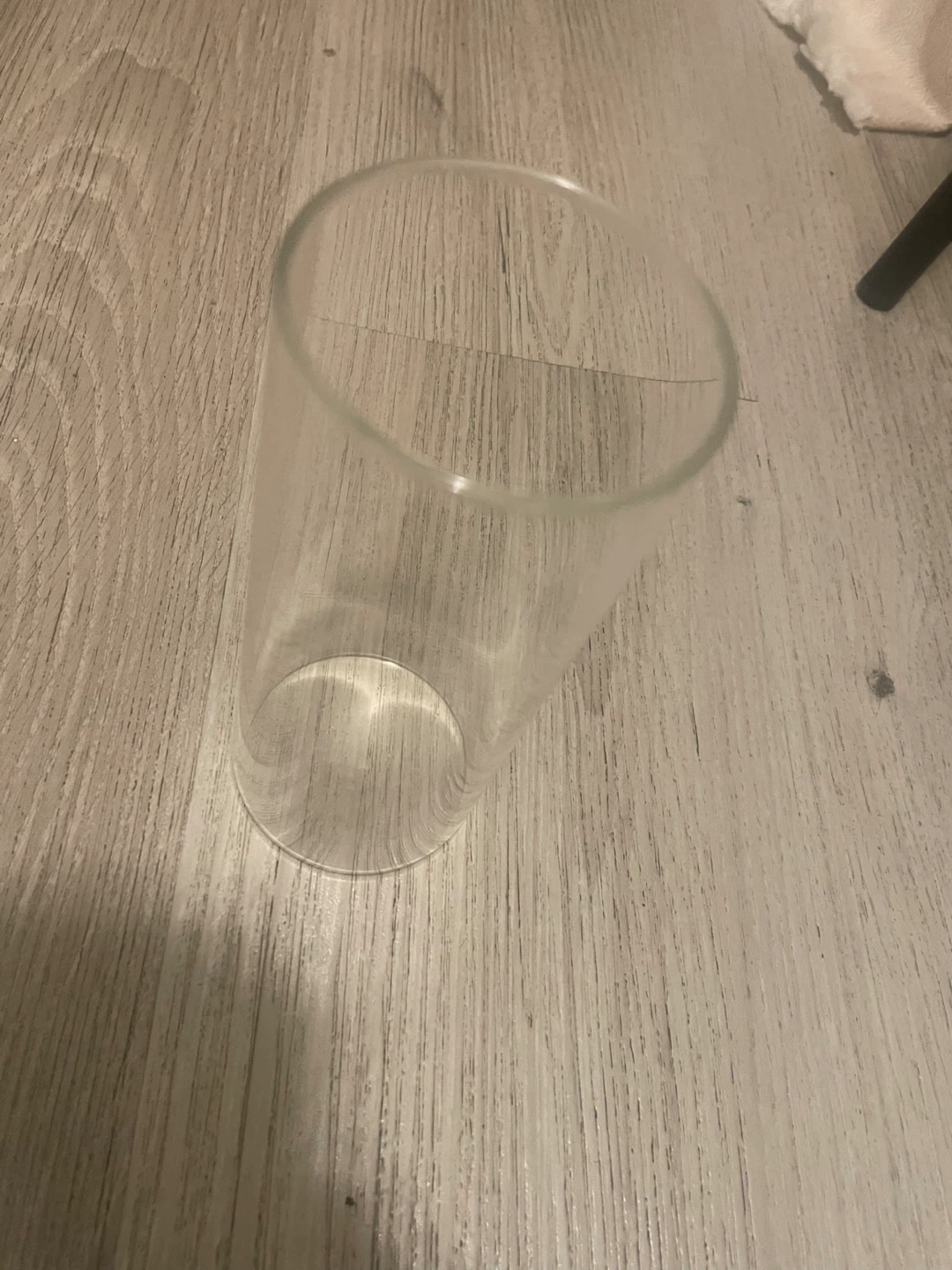 Clear Glass Cylinder Vase