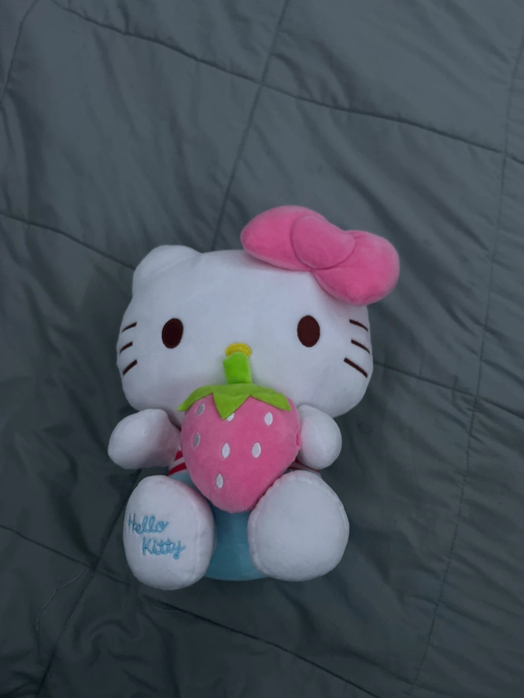 Hello Kitty Plush Toy with Strawberry
