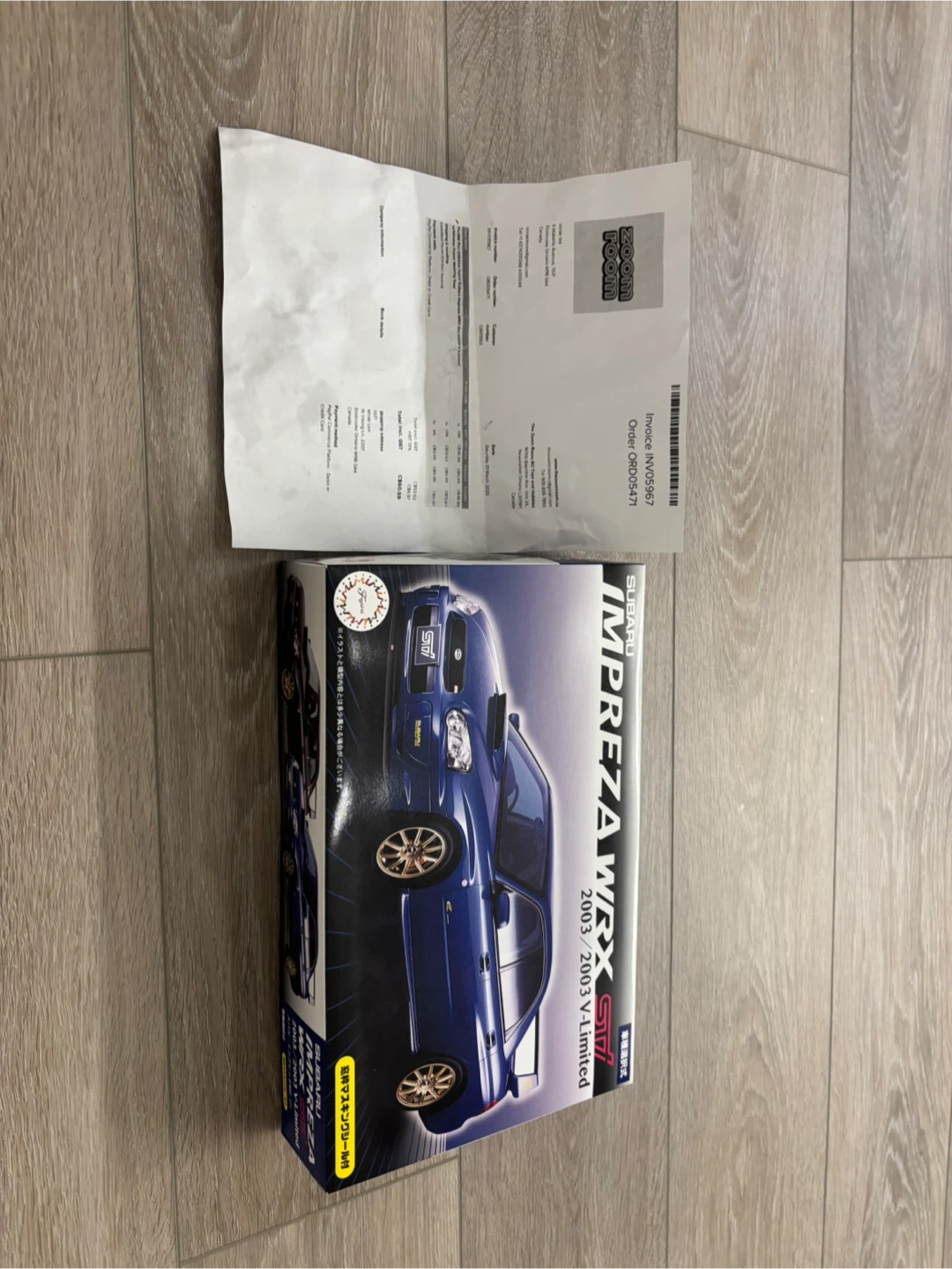 Fujimi Subaru Impreza WRX STI 2003/2003 V-Limited Model Kit