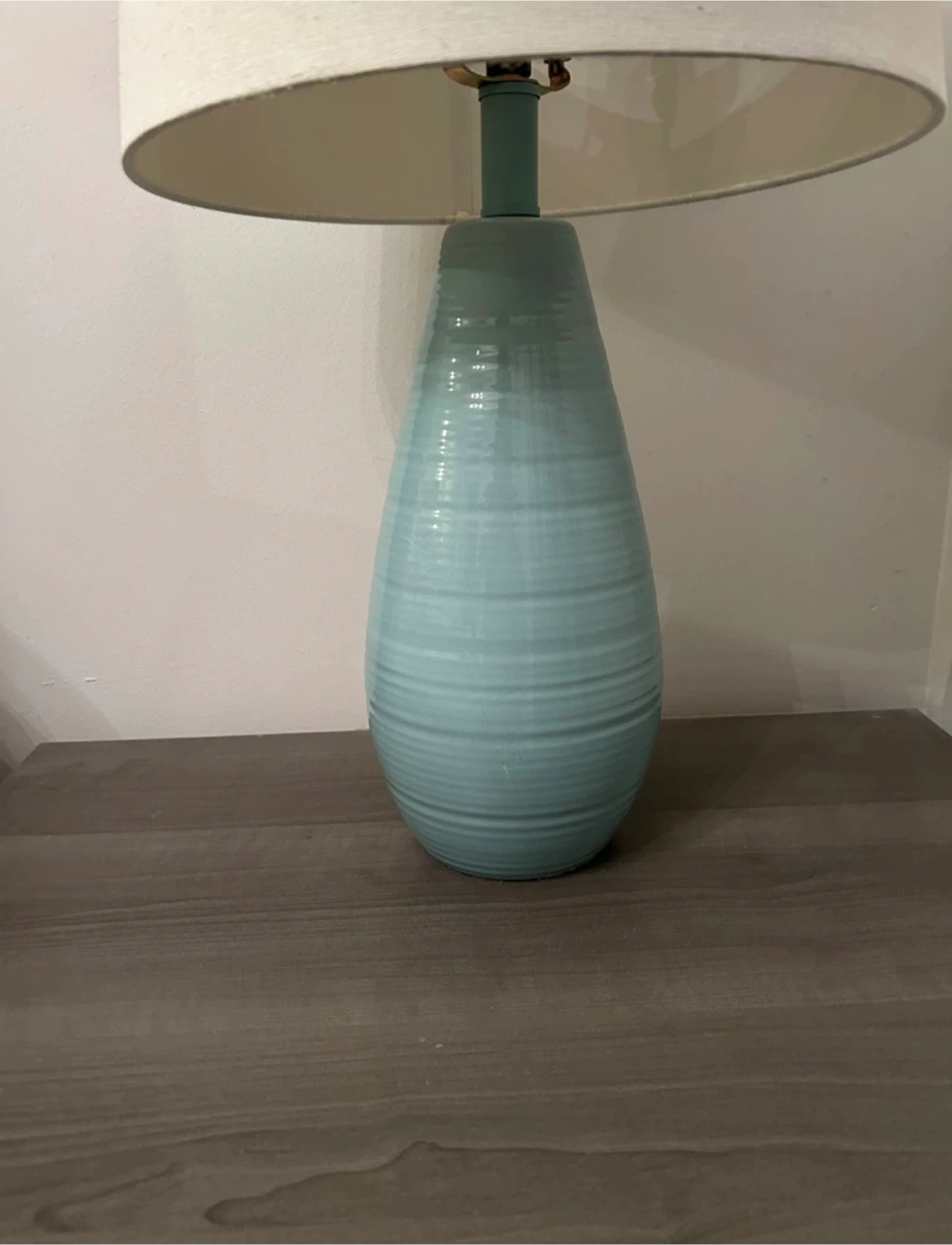Pair of Table Lamps - Light Blue - photo 2