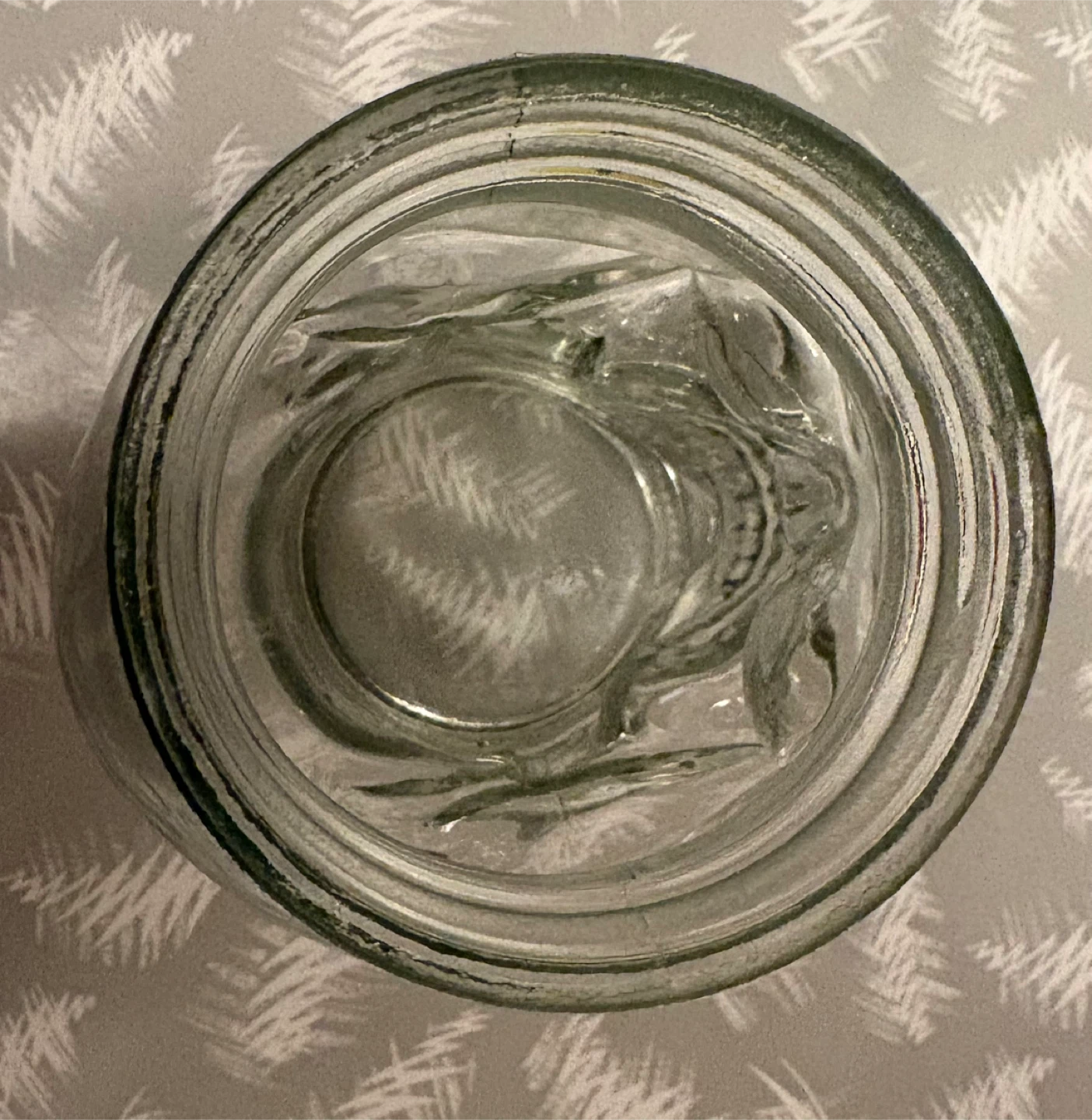 ✨✨8” Glass Skull Jar No Lid - photo 5
