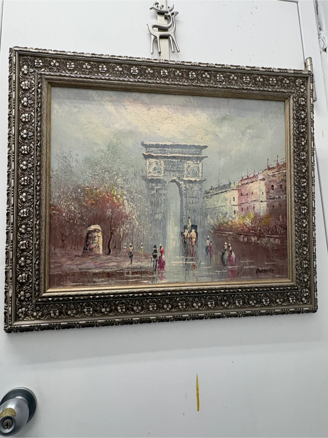 Framed Painting of Arc de Triomphe - photo 3