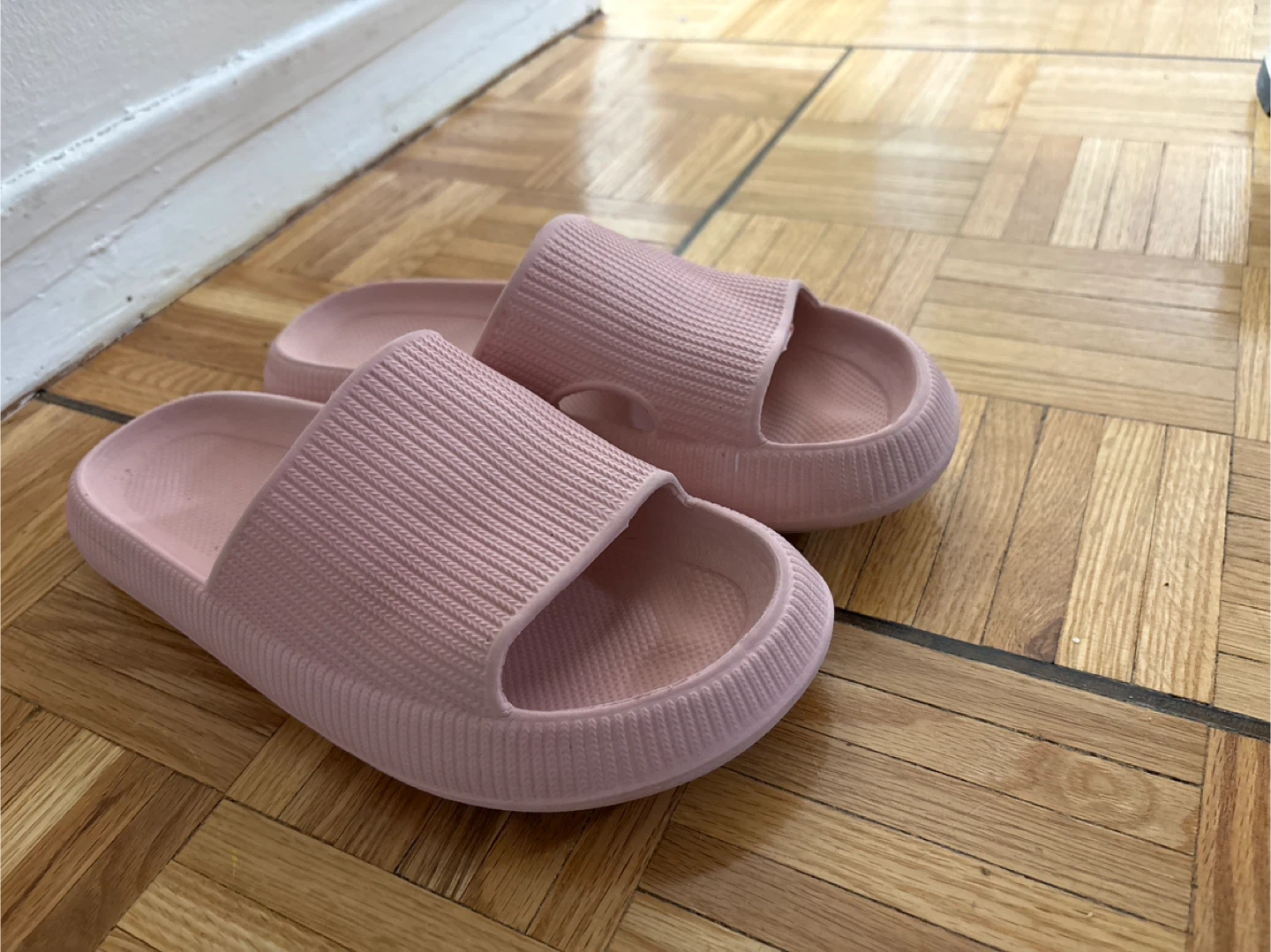 Pink Pillow Slides Slippers