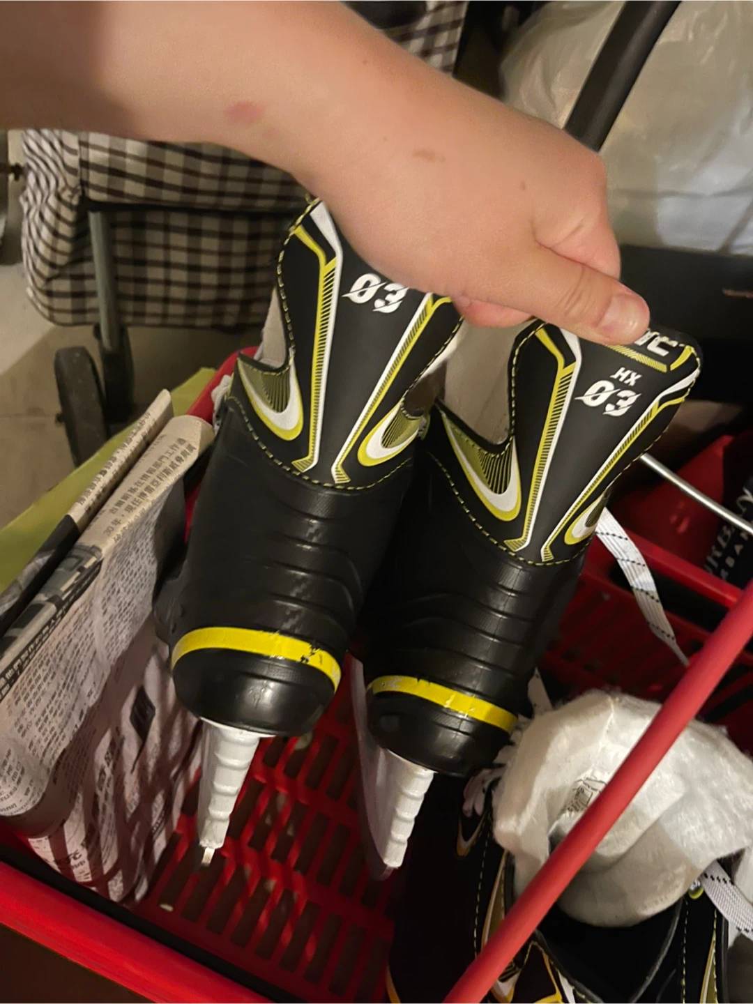 Two Hockey Skates