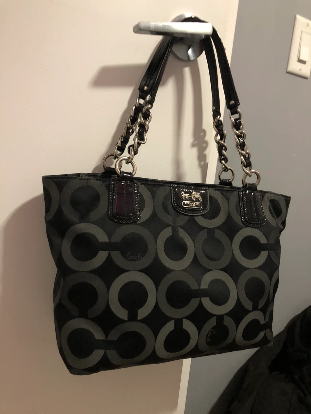 Coach Black Signature Tote Bag - photo 2