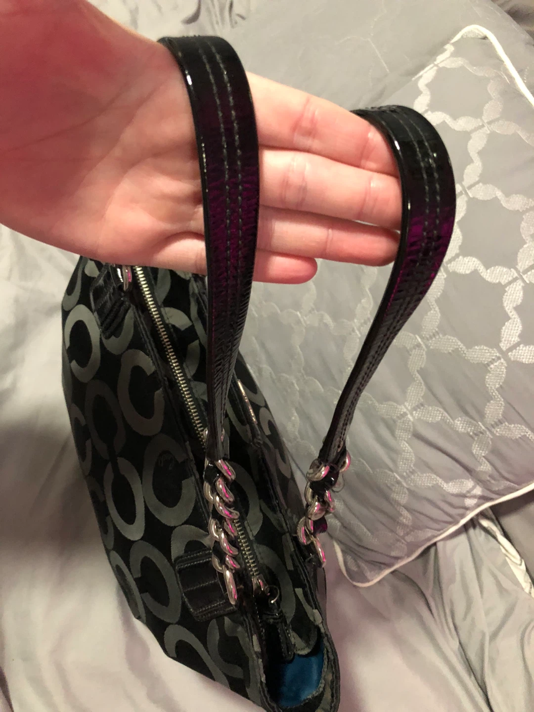 Coach Black Signature Tote Bag - photo 5