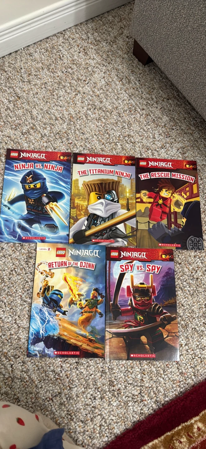 Brand new LEGO Ninjago Books Set