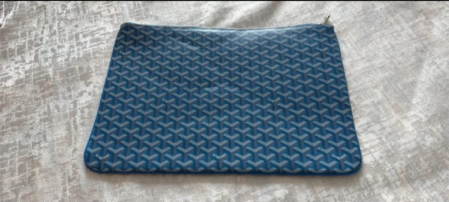 Goyard Blue senat Pouchette/Clutch