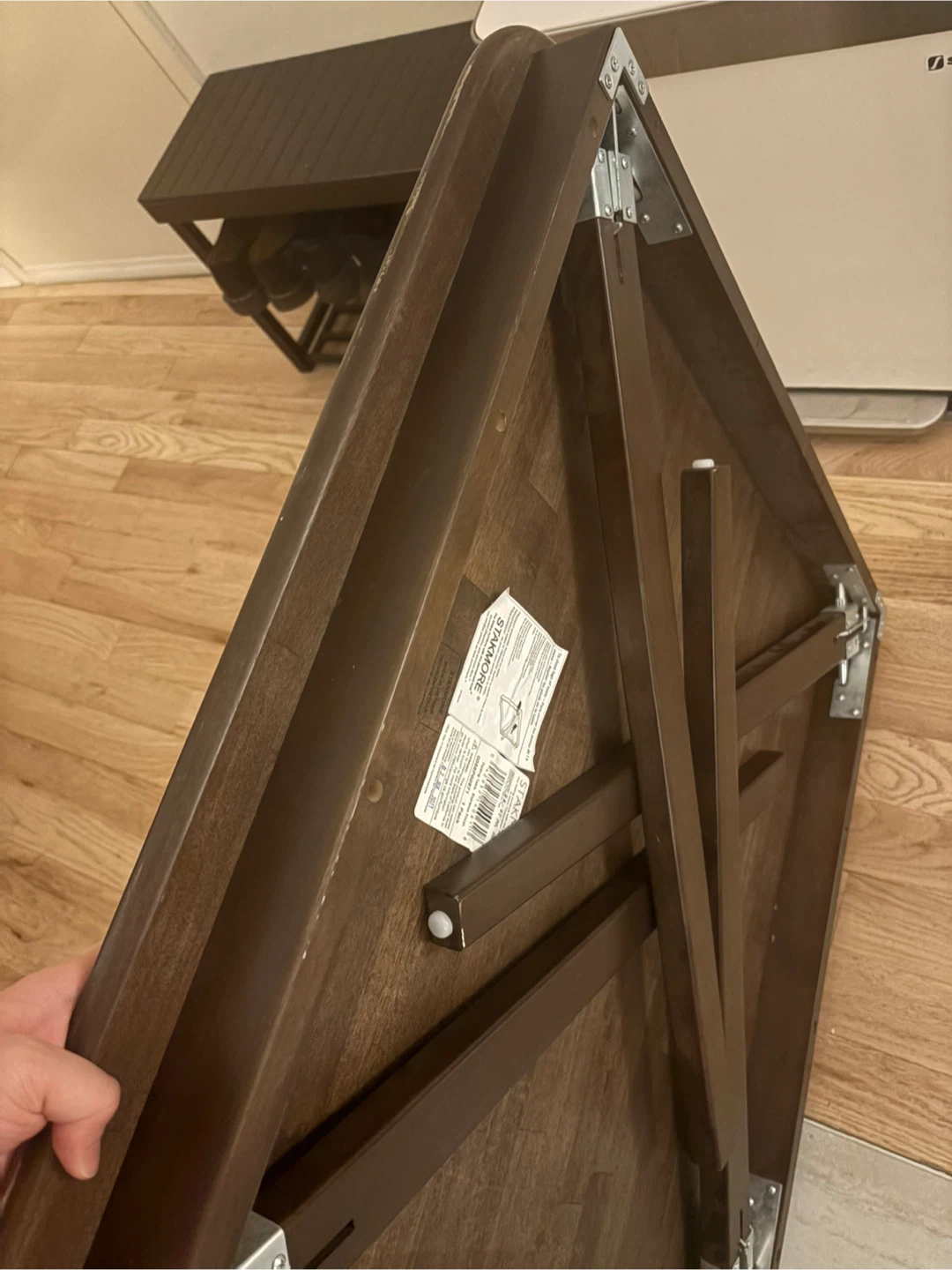 Mahogany Espresso Dark Brown Square Dining Table - photo 2