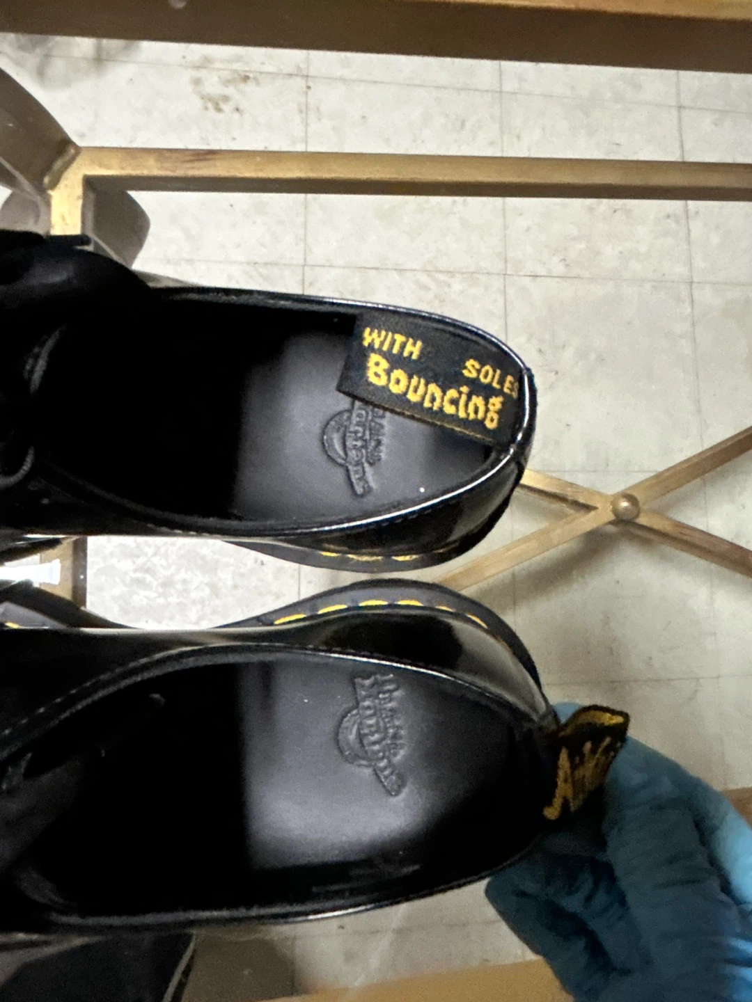 Dr. Martens Black Patent Leather 3-Eye Shoes - photo 2