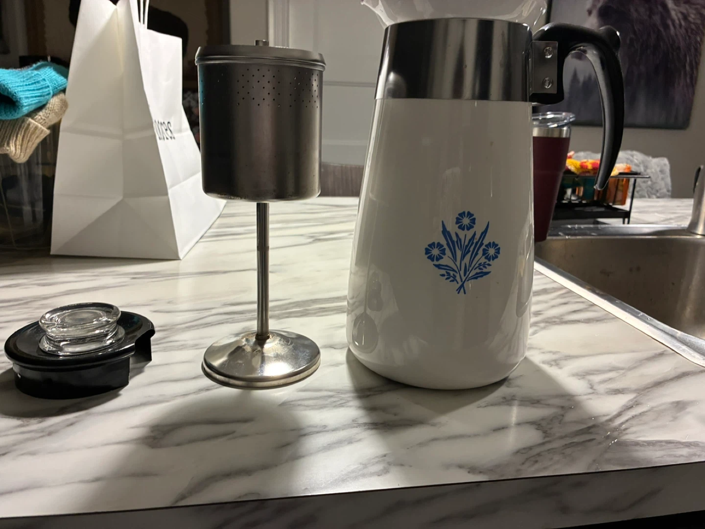 CorningWare 9 Cup Coffee Percolator - photo 3