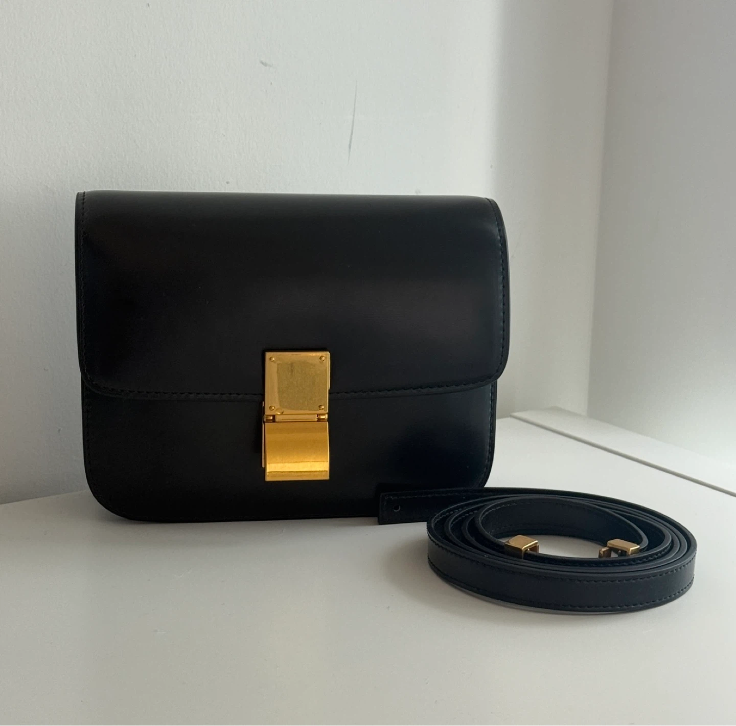New🤍 genuine leather box bag