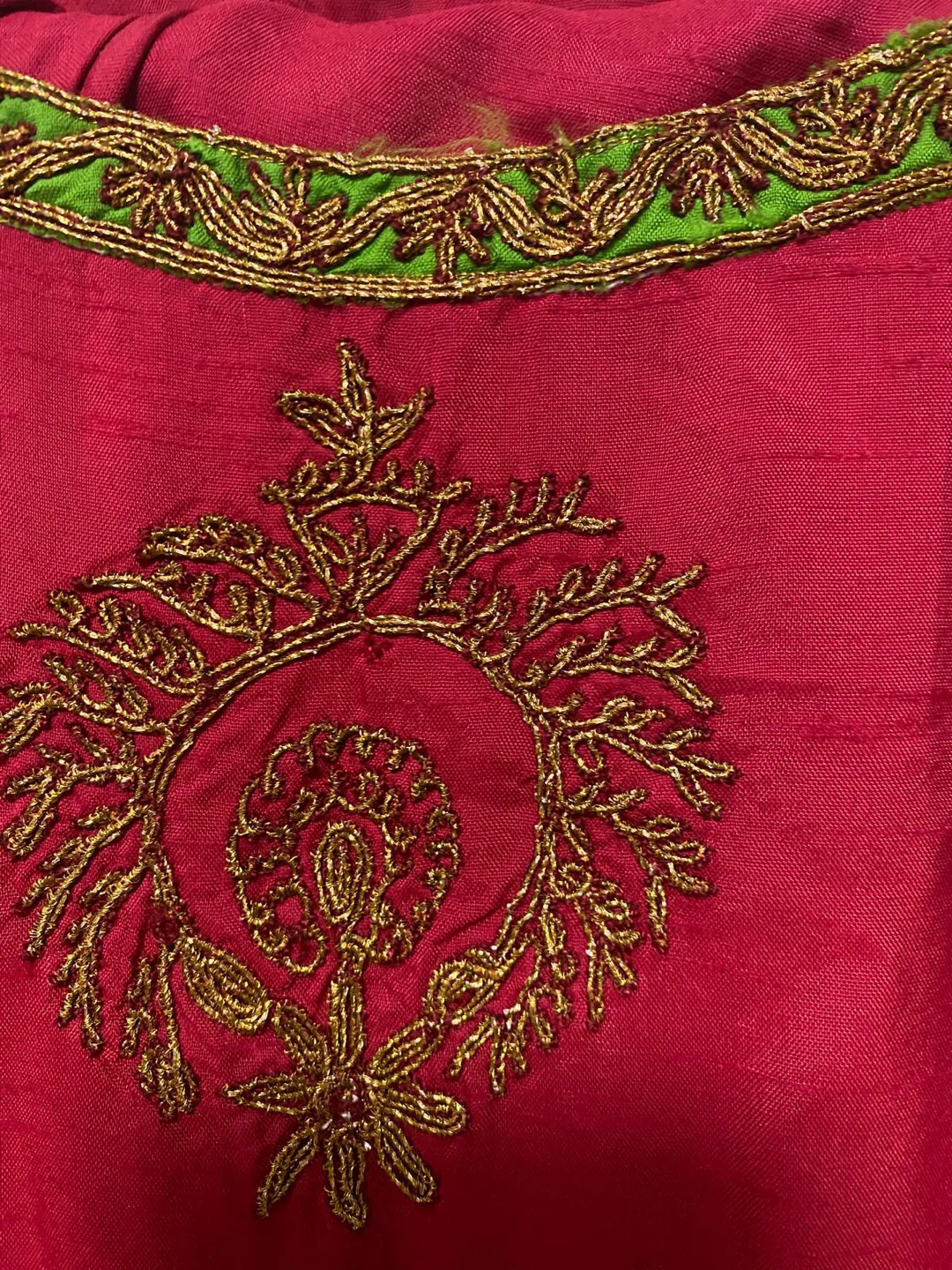 Women's Silk Embroidered Kameez Shalwar with Dupatta - photo 4