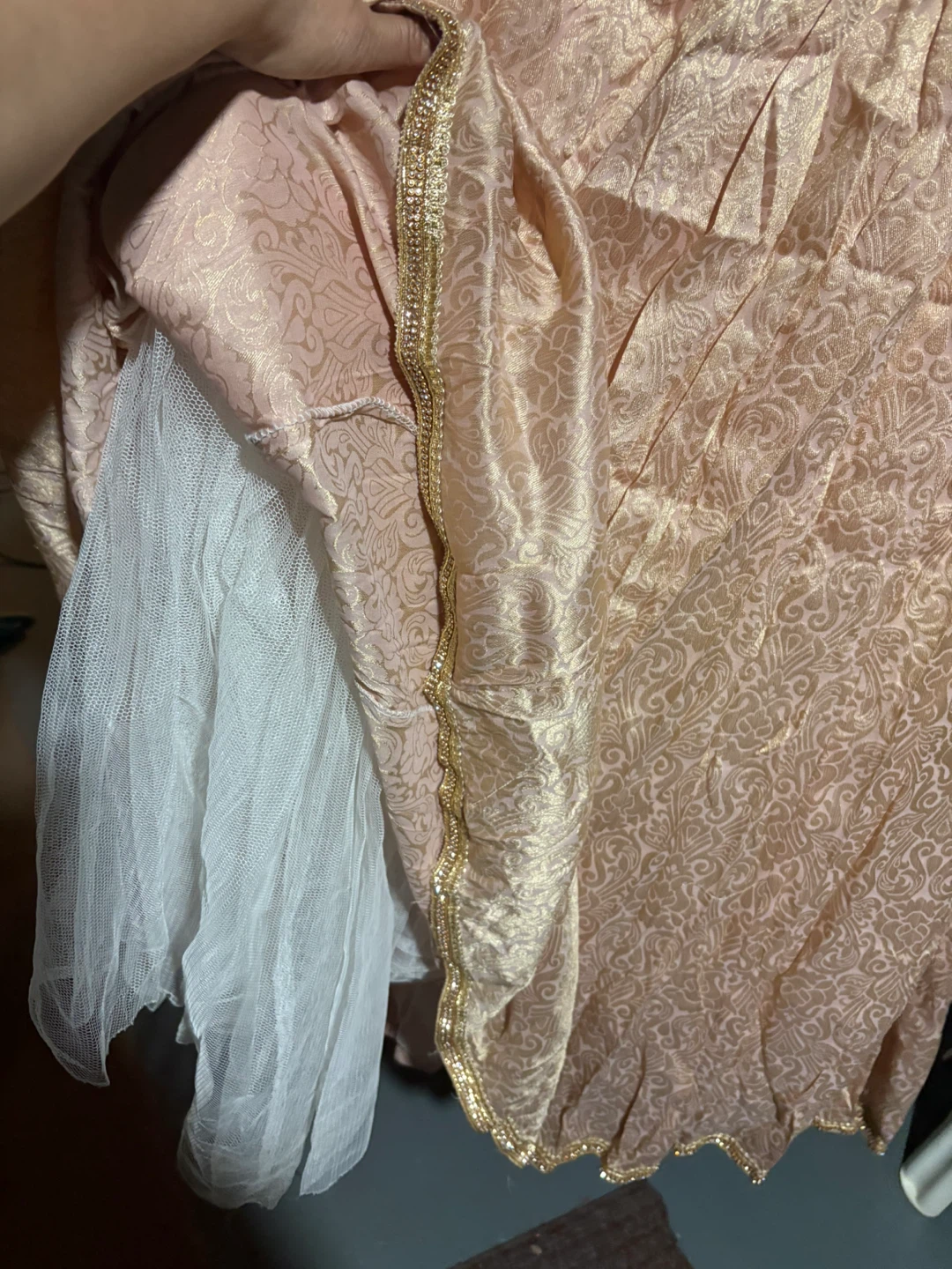 Ally's Pink Embroidered Dress - photo 4