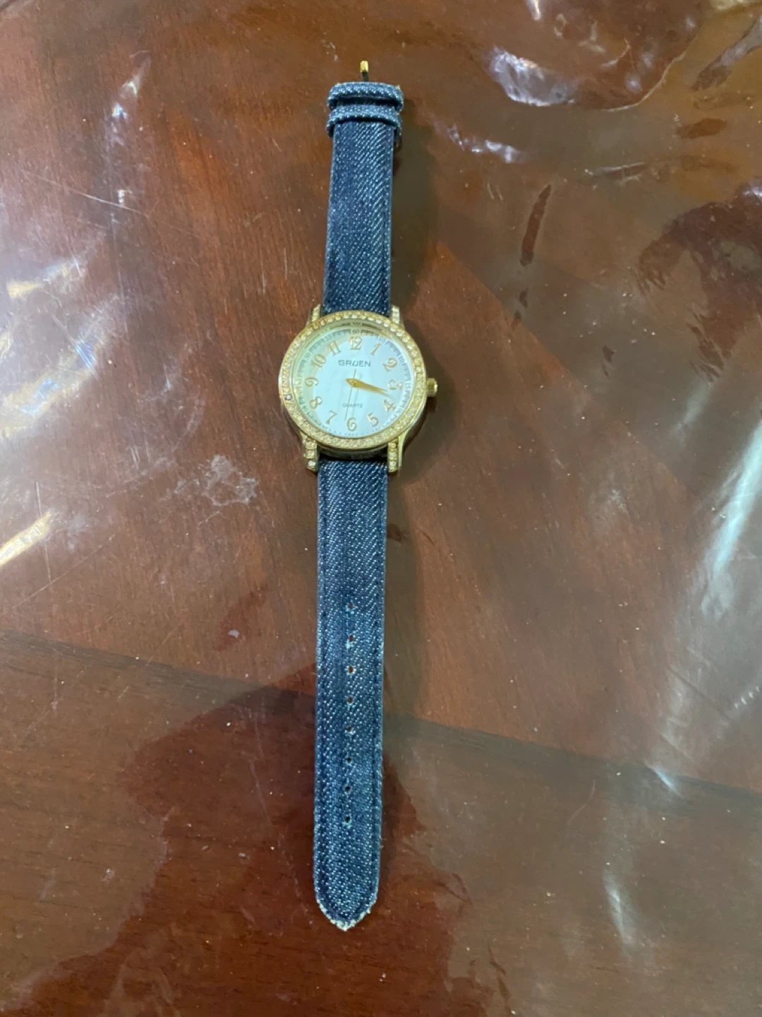 Shuien Quartz Watch with Denim Band - photo 5