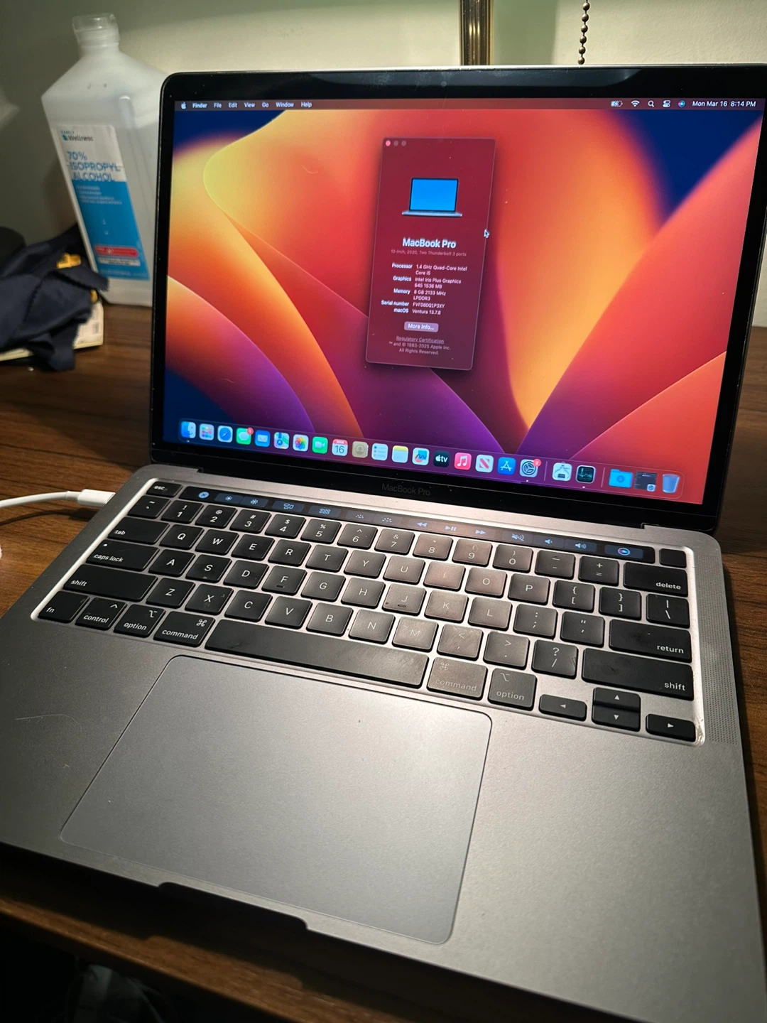 MacBook Pro | 8GB Ram | 256GB SSD | Low Cycles |
