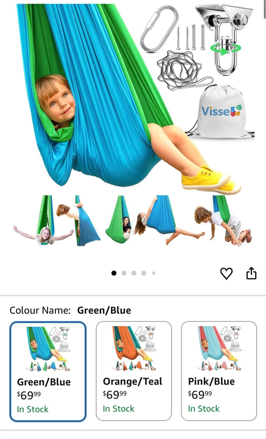 Vissel CalmBuddy Sensory Swing