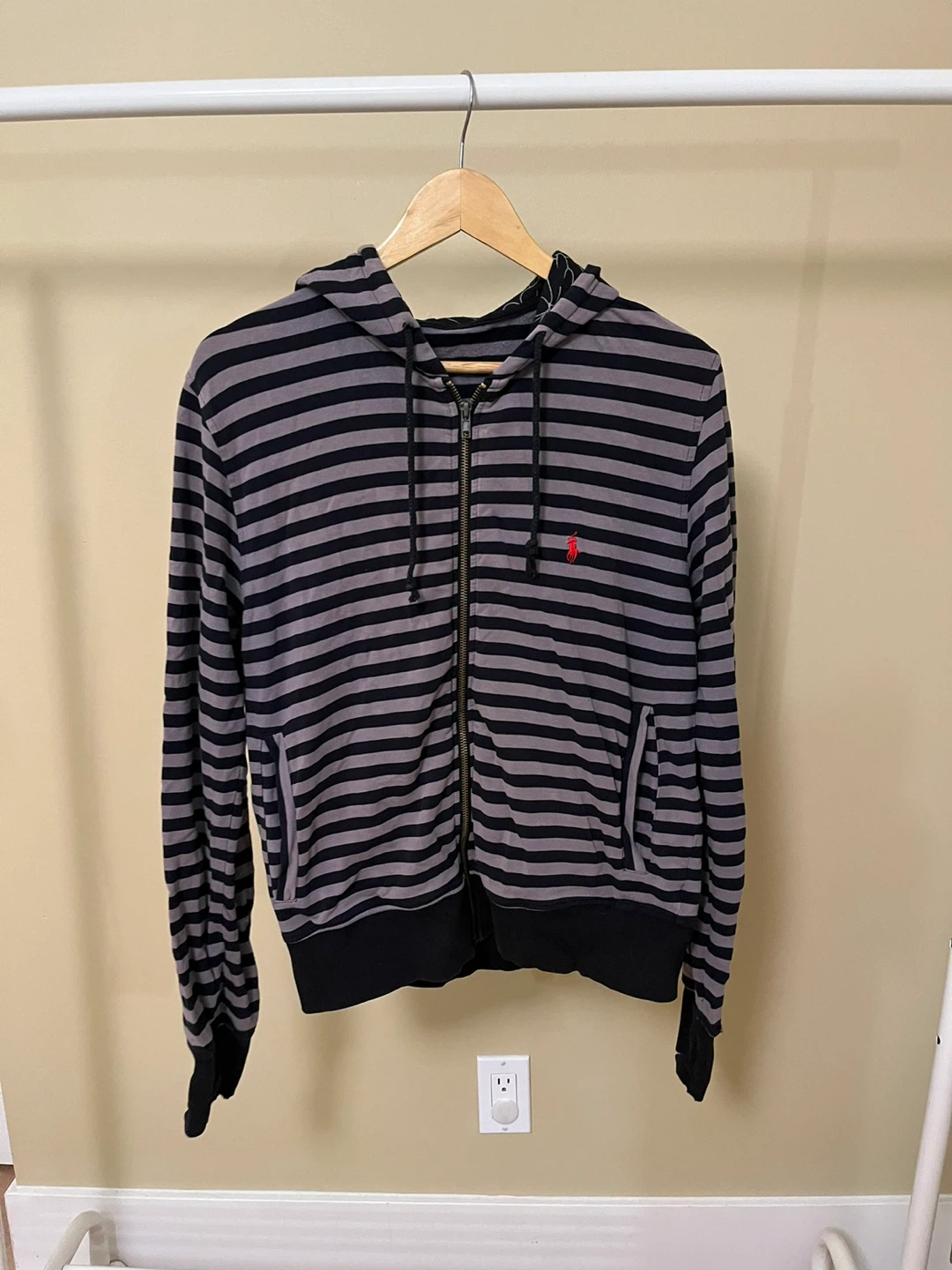 Polo Ralph Lauren Striped Full Zip Hoodie