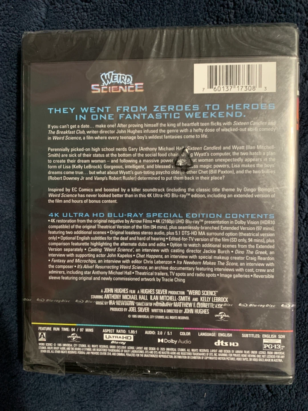 Sealed Weird Science [New 4K UHD Blu-ray] - photo 2