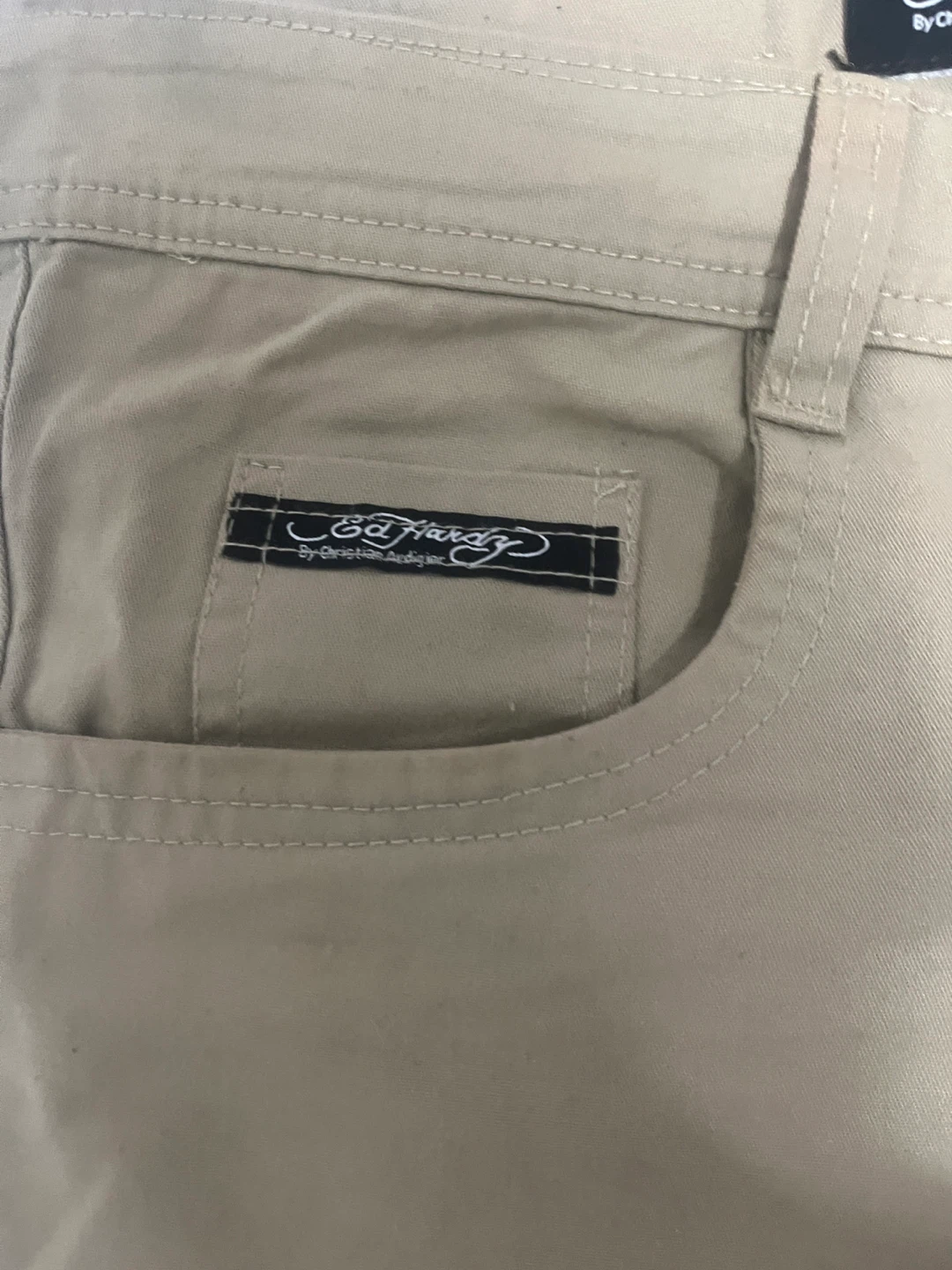 Ed Hardy Beige Cargo Pants Men’s Size 30 - photo 4