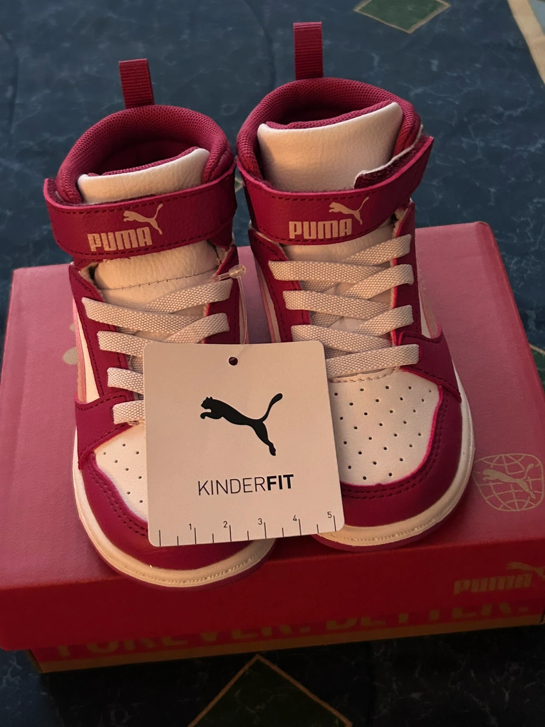 Puma Rebound V6 Mid AC+ Toddler Shoes - Size 8.5 - photo 3