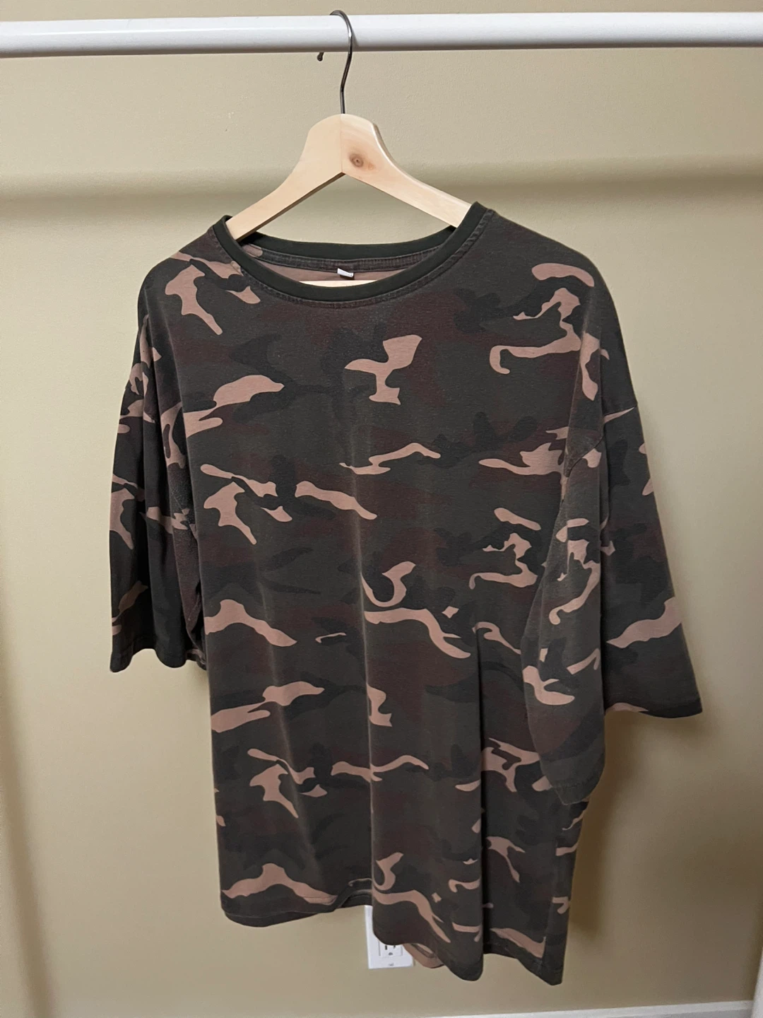 Camouflage Oversized T-Shirt - photo 2