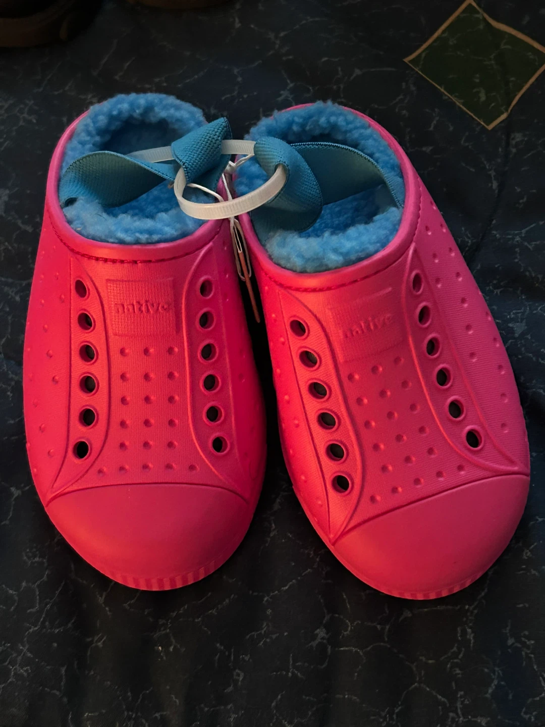 Native Shoes Jefferson Pink Lined Clogs - Kids Size 5 - photo 2